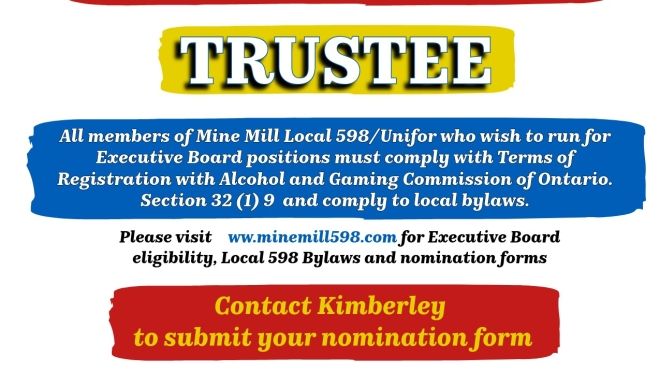 Poster calling for nominations